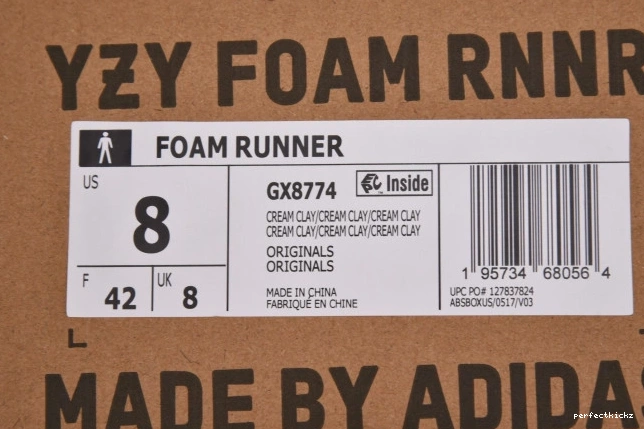 Yeezy Foam GX8774 Cream RNNR Clay MX Adidas 0801